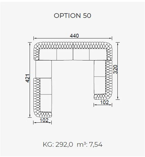 50 готови конфигурации на модулен диван «Aspendos» - Image 34