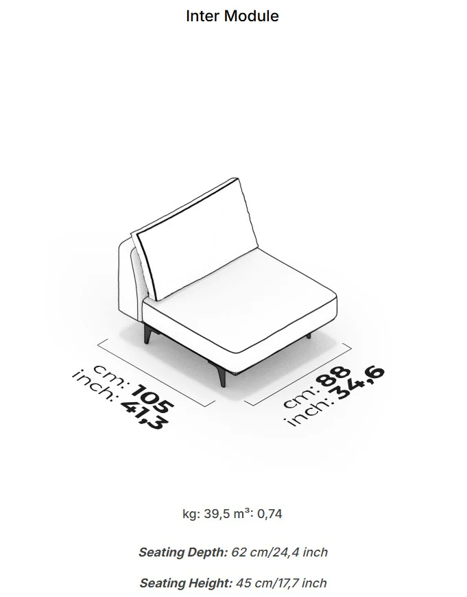 8 модула за модулен диван «Loft» - Image 44