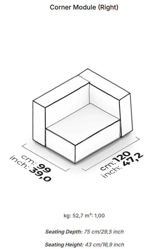 26 модула за модулен диван «Plus Poufy» - Image 35