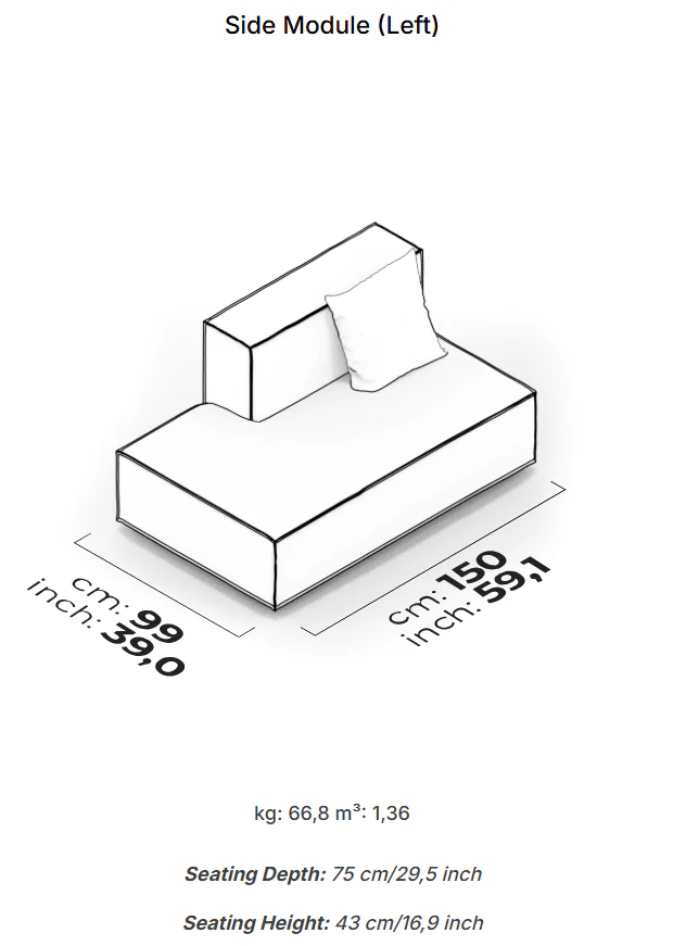 26 модула за модулен диван «Plus Poufy» - Image 36
