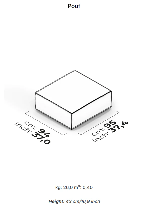 26 модула за модулен диван «Plus Poufy» - Image 37
