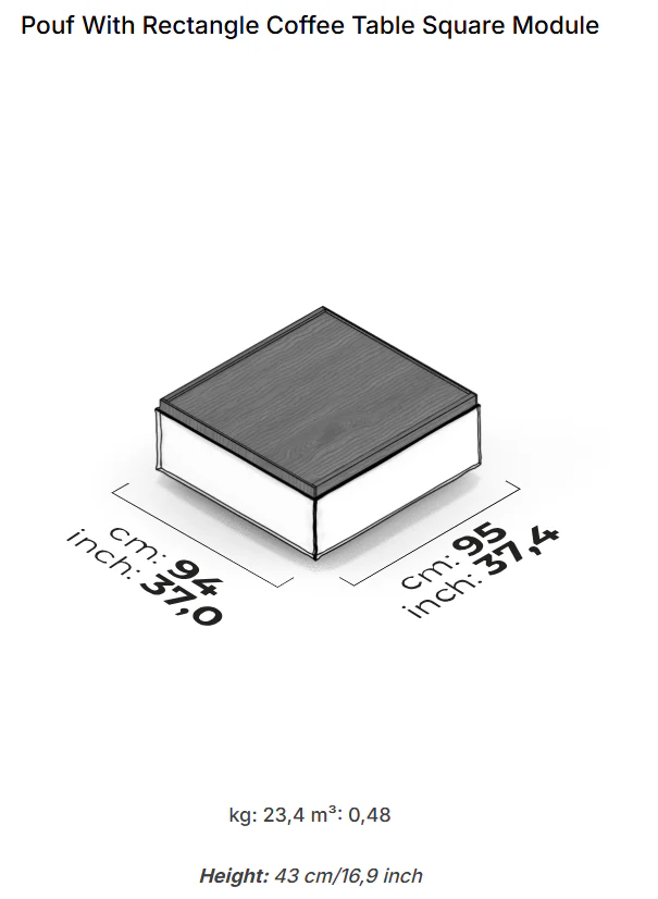 26 модула за модулен диван «Plus Poufy» - Image 39