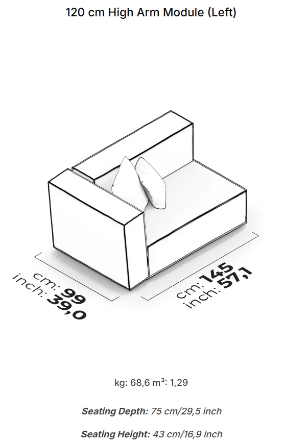 26 модула за модулен диван «Plus Poufy» - Image 52