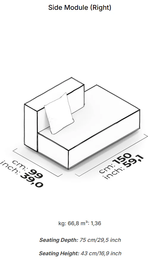 26 модула за модулен диван «Plus Poufy» - Image 55