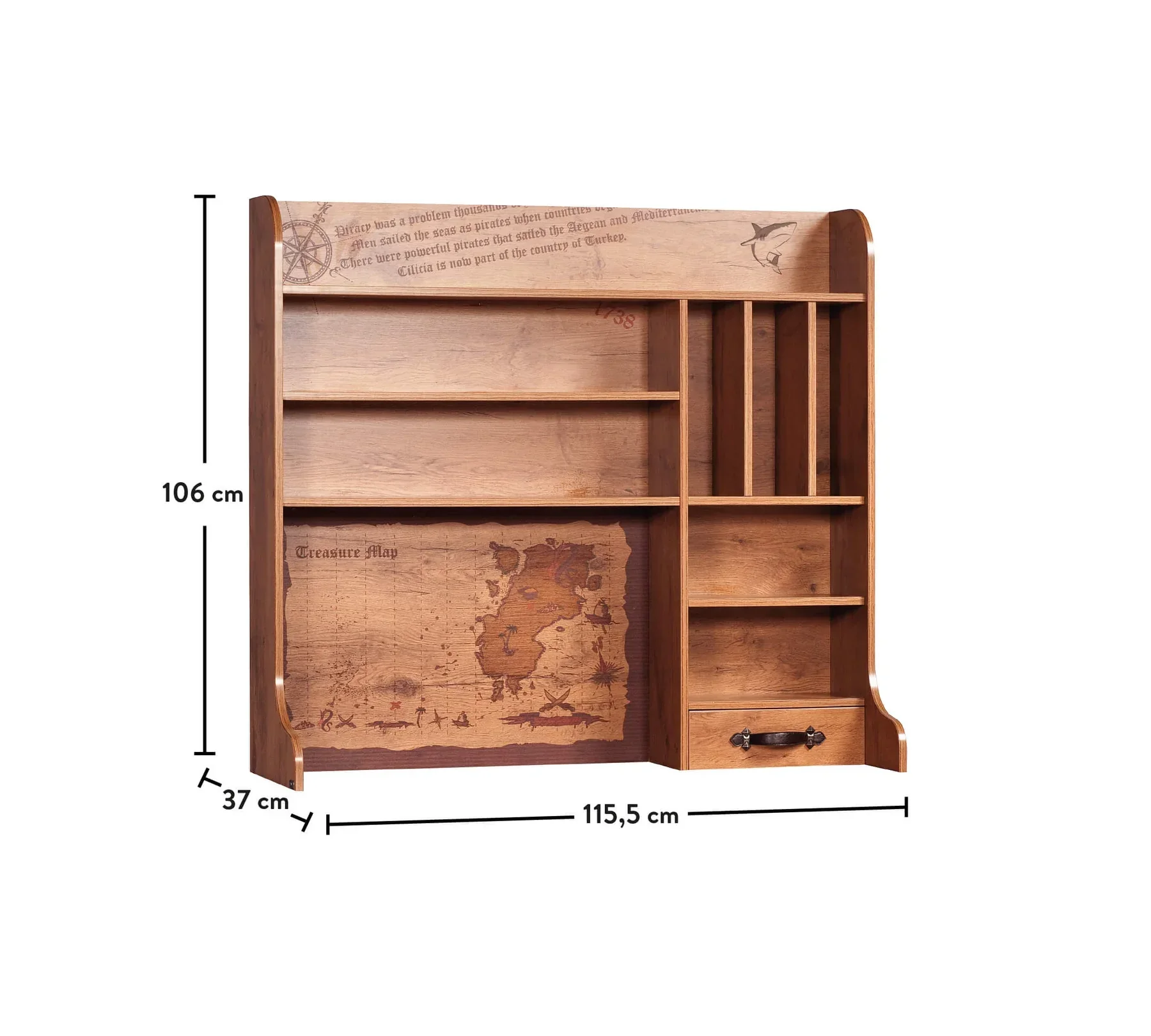 ΠΠ°Π΄ΡΡΡΠΎΠΉΠΊΠ° Π·Π° Π±ΡΡΠΎ Β«PirateΒ» + ΡΠ΅ΠΊΠΌΠ΅Π΄ΠΆΠ΅ ΠΈ ΡΠ°ΡΡΠΎΠ²Π΅, ΡΠ°Π·ΠΌΠ΅Ρ 115Ρ
106Ρ
37ΡΠΌ - Image 4