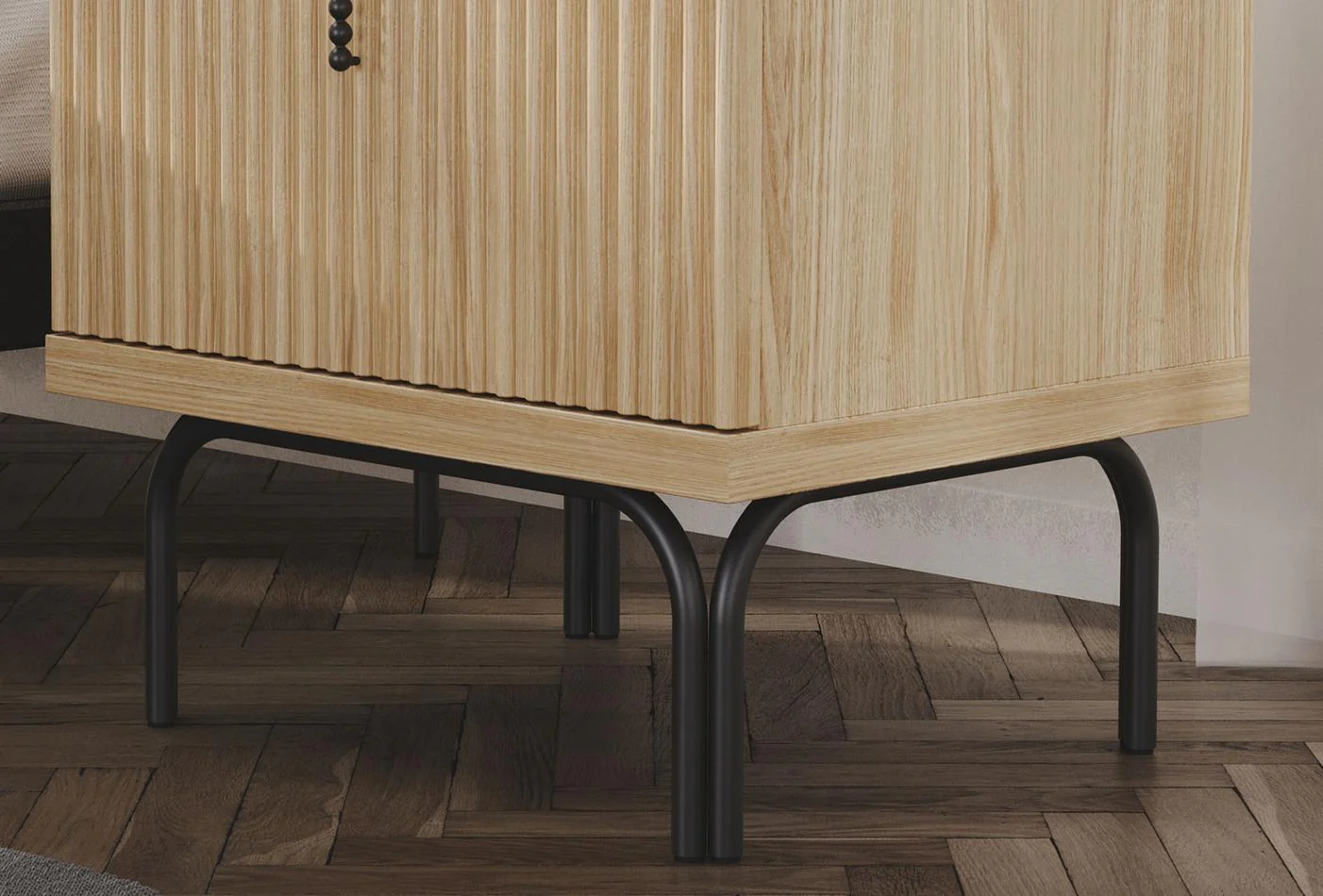 Нощно шкафче «Austin Oak» + чекмедже, размер 59х55х48см - Image 7