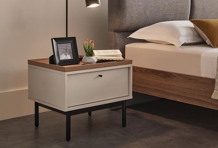 Нощно шкафче «Loreto» + чекмедже, размер 57х48х48см - Image 8