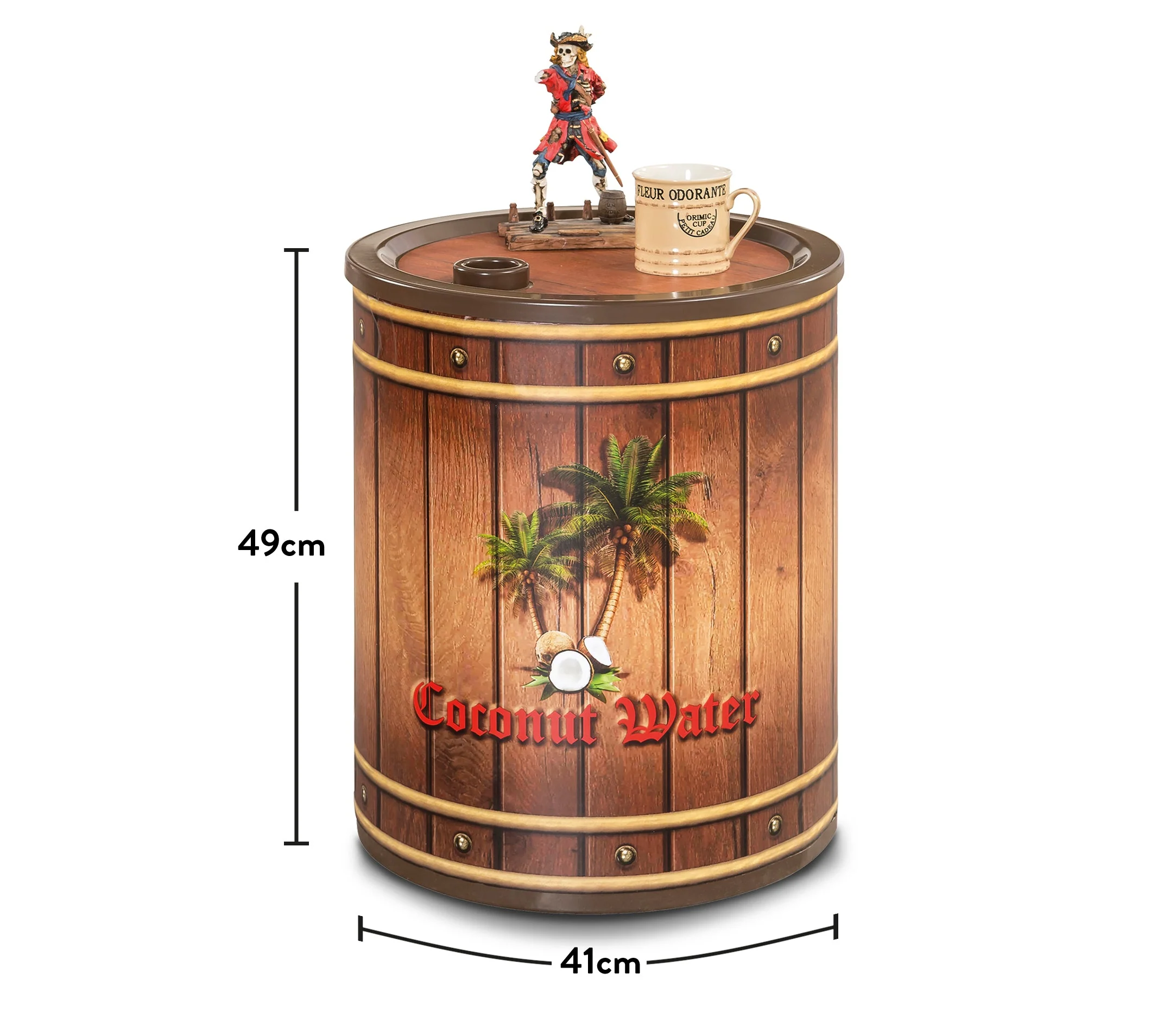 Нощно шкафче «Pirate Gallon» с място за съхранение, размер 41х49х41см - Image 4