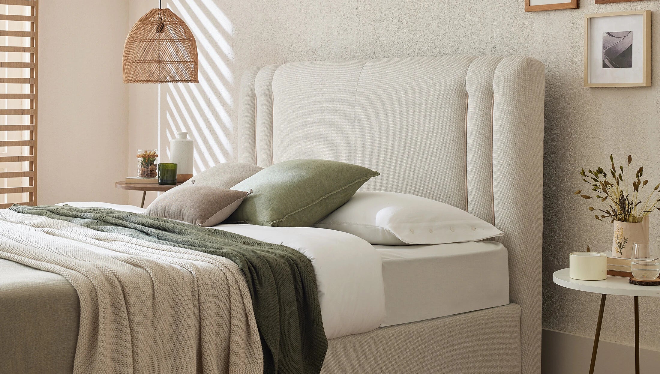 Тапицирано легло «Comfort plus» + Матрак и табла - с място за съхранение, матрак с технология Fresche - Image 3