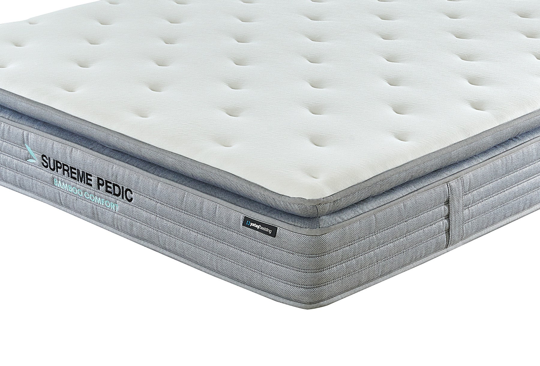 Тапицирано легло «Supreme Pedic» + Матрак и табла - с място за съхранение, матрак с бамбукови влакна - Image 5