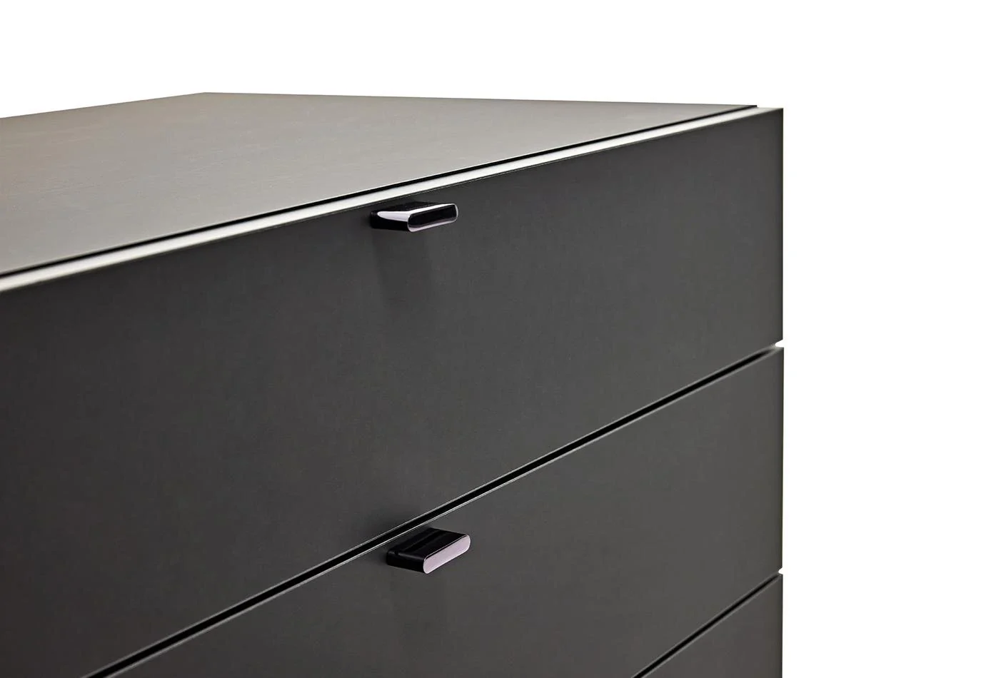 Шкаф «Legato Black» с три чекмеджета и органайзер, размер 80х81х48см - Image 3