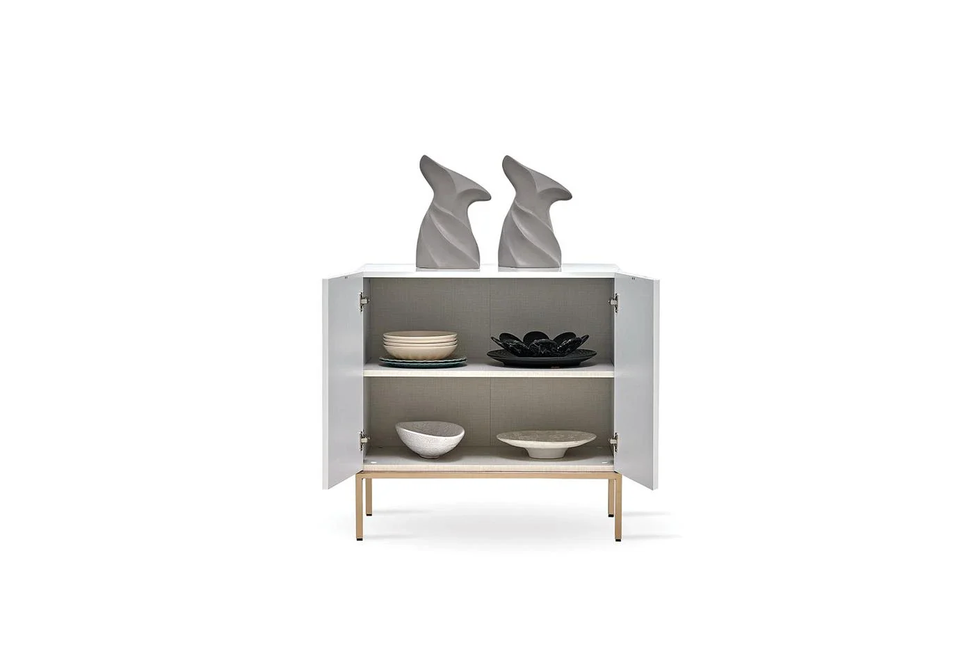 Шкаф «Legato White» с размер 80х81х48см - Image 2