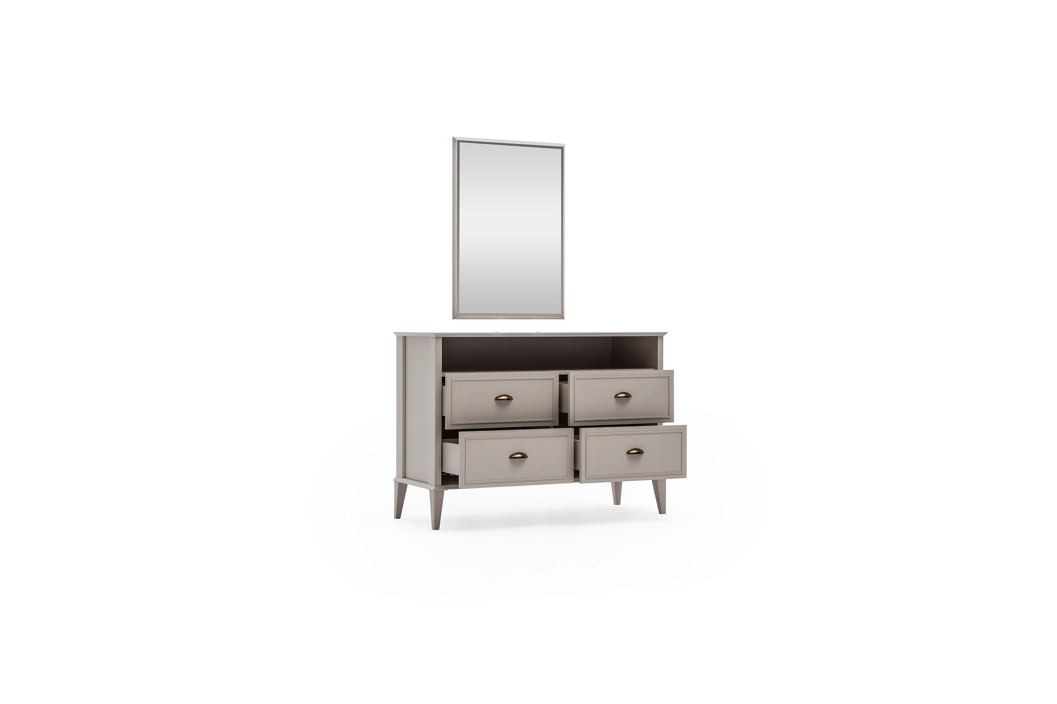 Скрин «Alacati Teen» с четири чекмеджета, размер 120х85х45см - Image 2