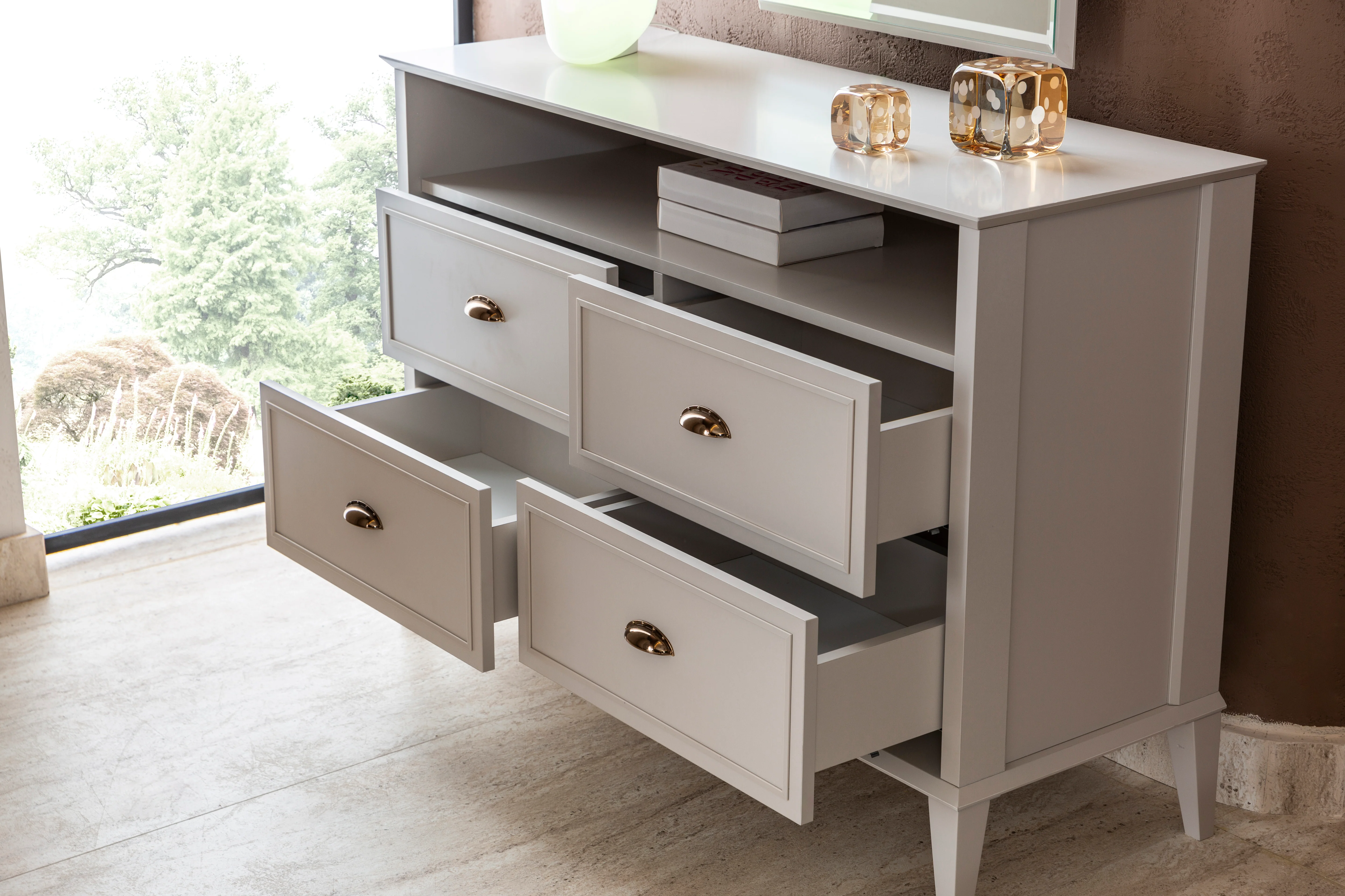 Скрин «Alacati Teen» с четири чекмеджета, размер 120х85х45см - Image 7