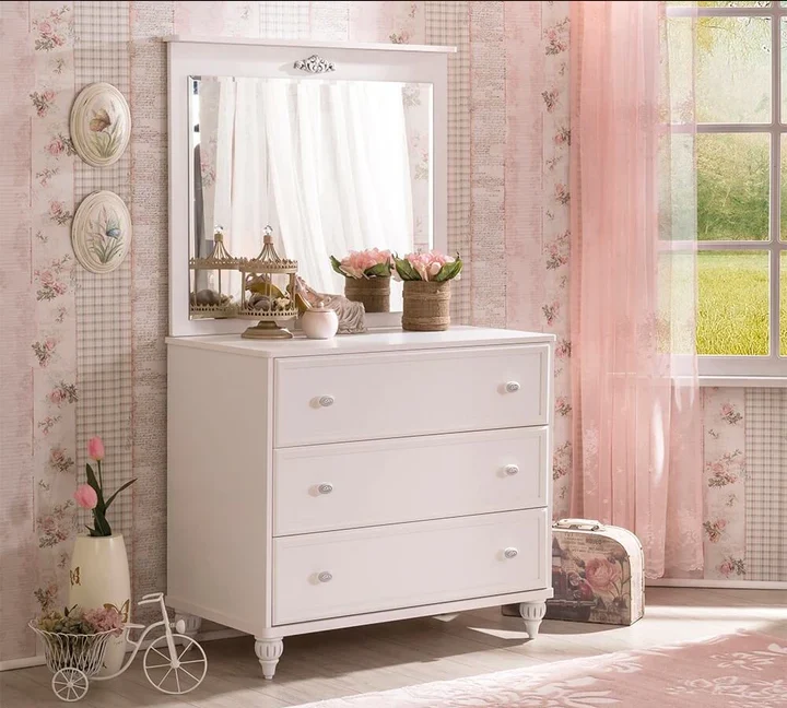 Скрин «Romantica» с три чекмеджета, размер 90х84х50см - Image 3
