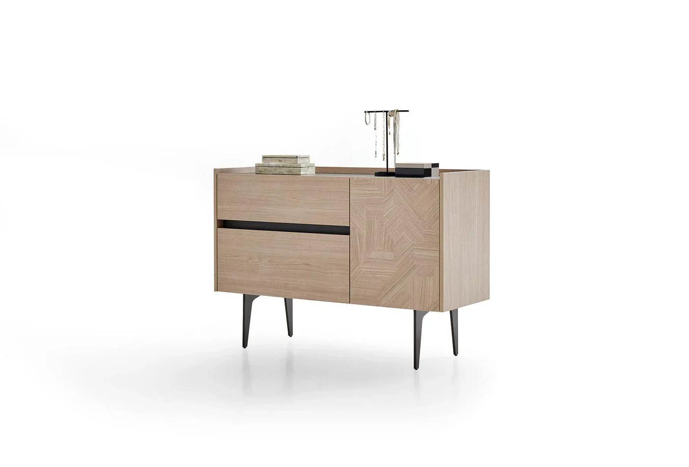 Скрин «Terra» с две чекмеджета и врата, размер 125х87х47см - Image 3
