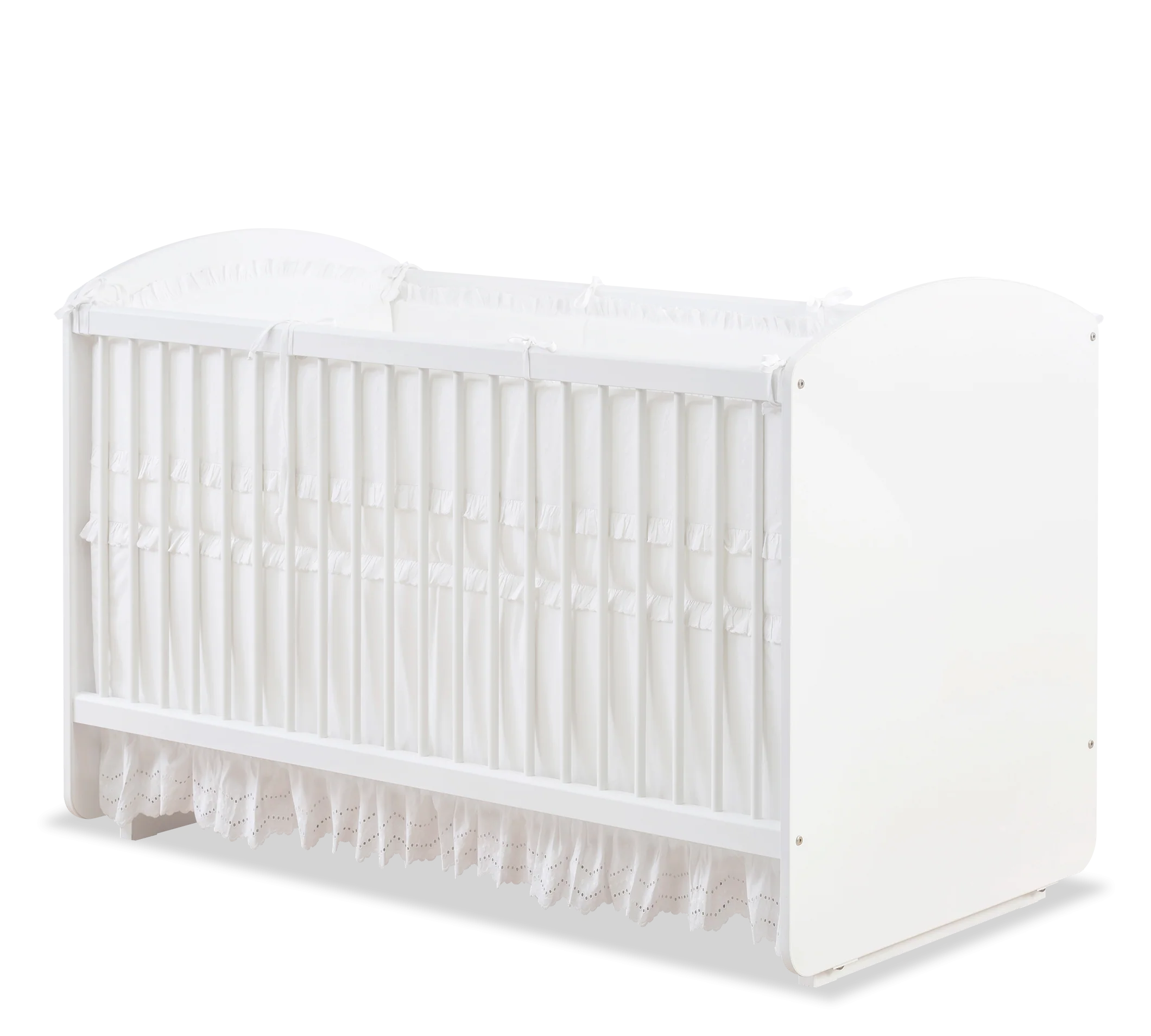 Бебешка кошара «White» + люлеещ механизъм, за матрак 70х130см - Image 5