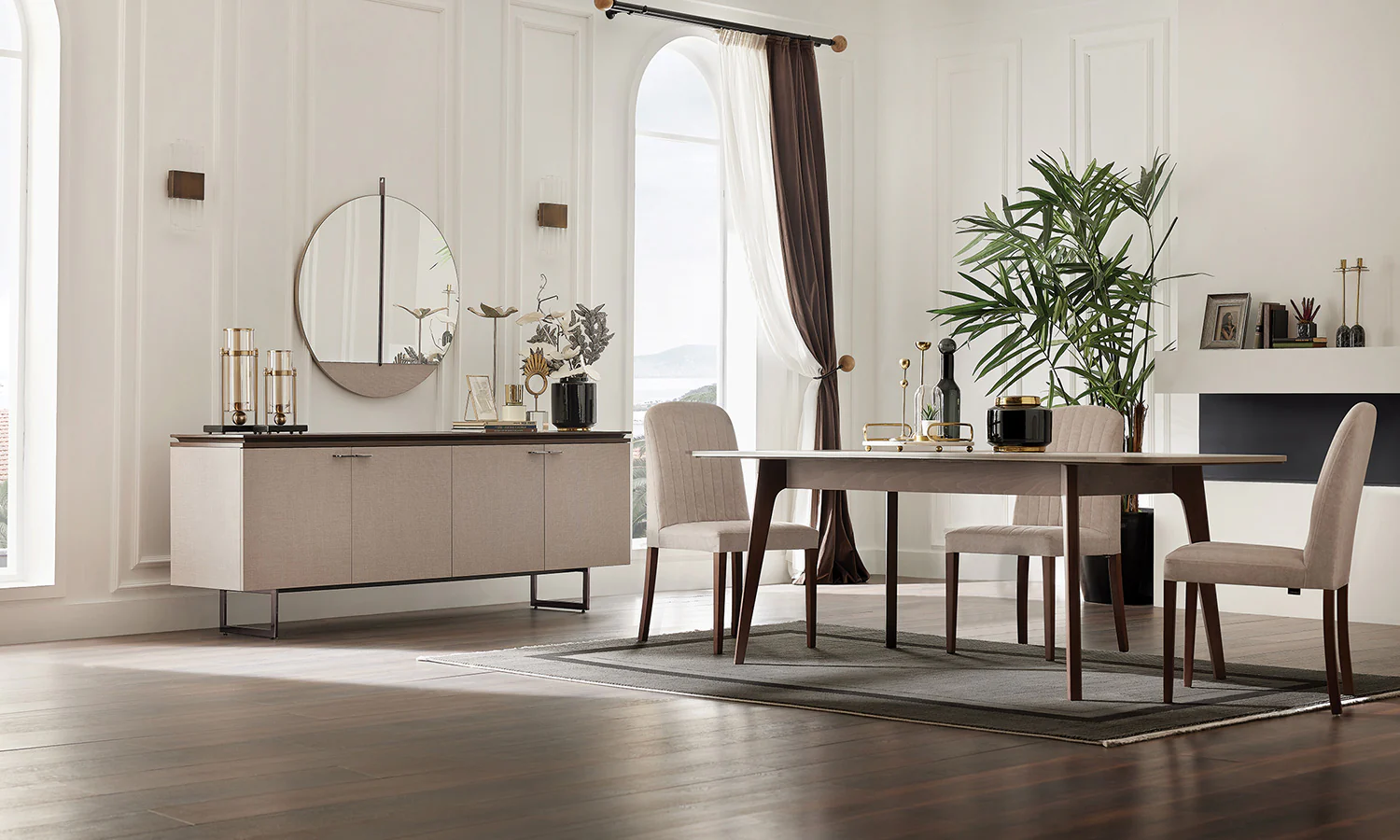 Tрапезна разтегателна маса «Talin» с размер 165х77х90см - Image 3