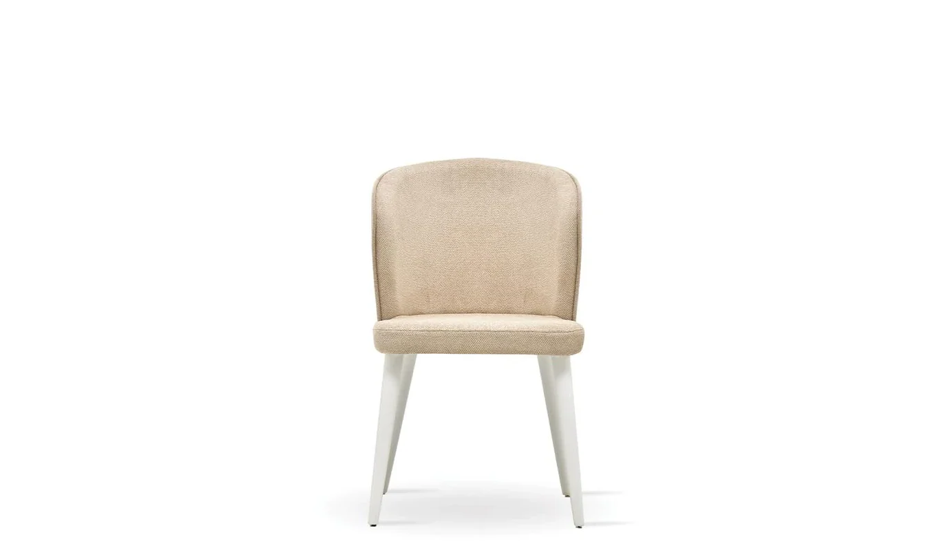 Трапезен стол «Legato White» с тапицерия - Image 3