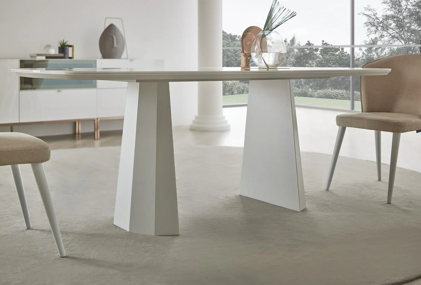 Трапезна маса «Legato White» с размер 200х76х100см - Image 7