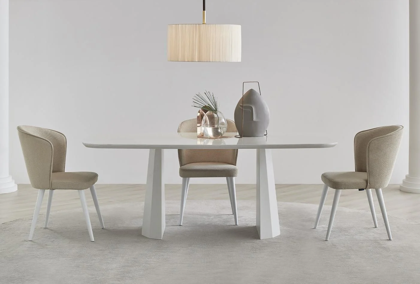 Трапезна маса «Legato White» с размер 200х76х100см - Image 9