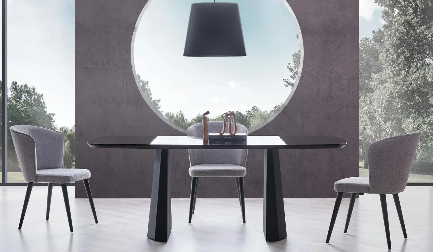 Трапезна маса «Legato Black» с размер 200х76х100см - Image 5