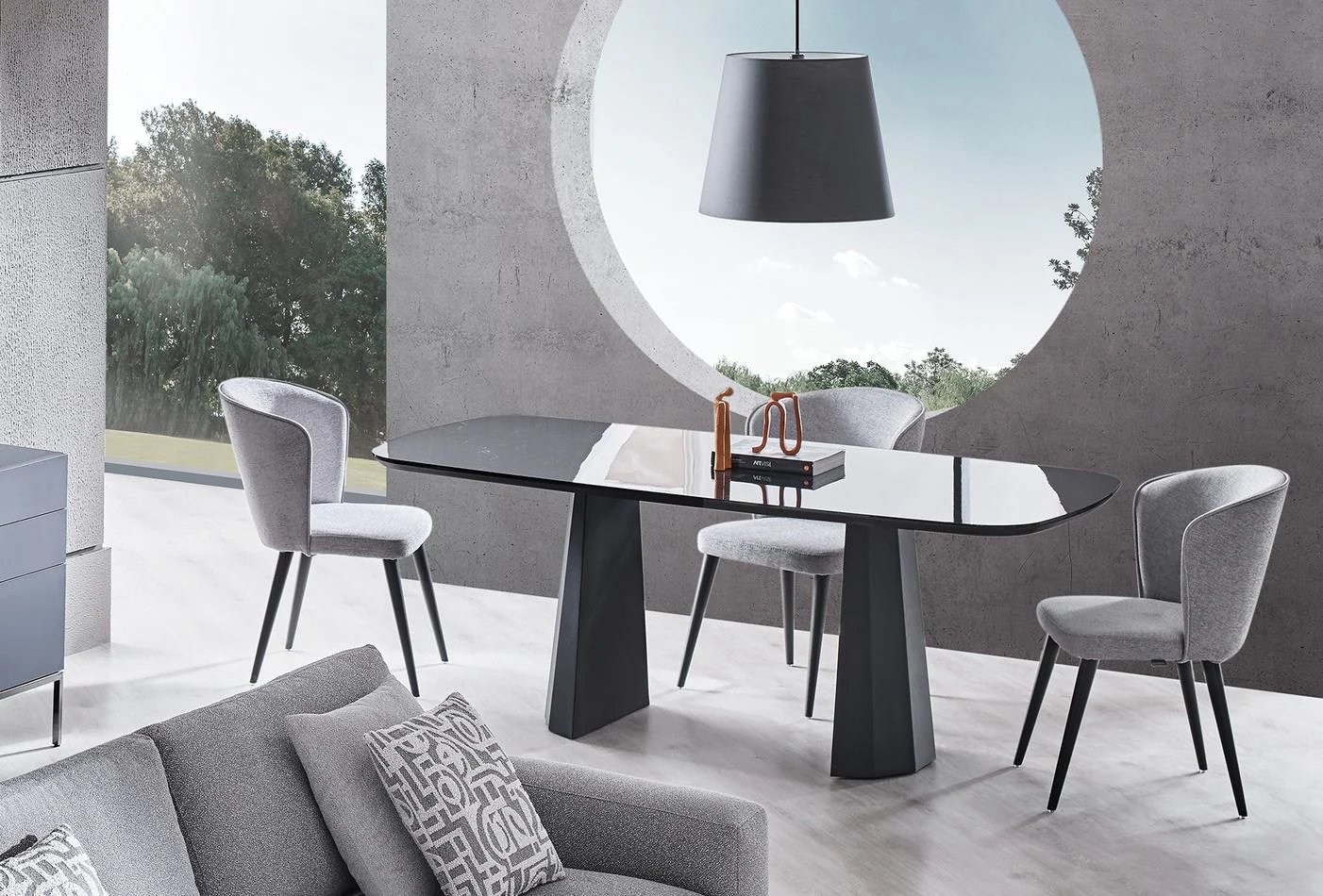 Трапезна маса «Legato Black» с размер 200х76х100см - Image 6