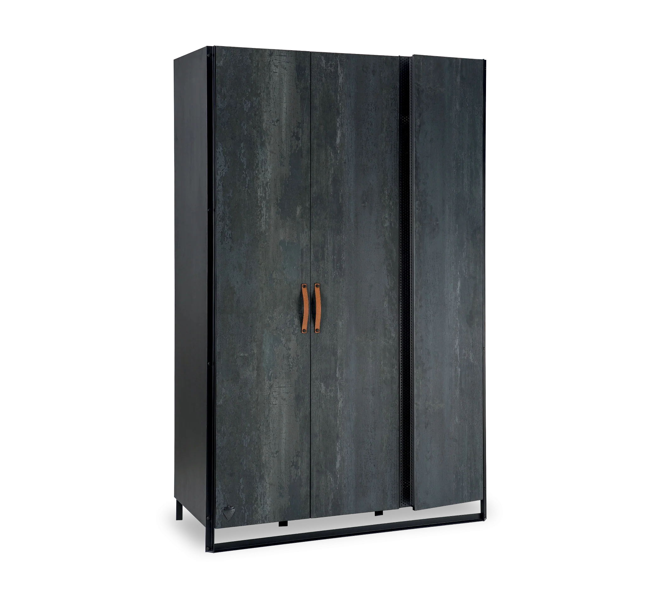 Трикрилен гардероб «Dark Metal» - ширина 120см - Image 6