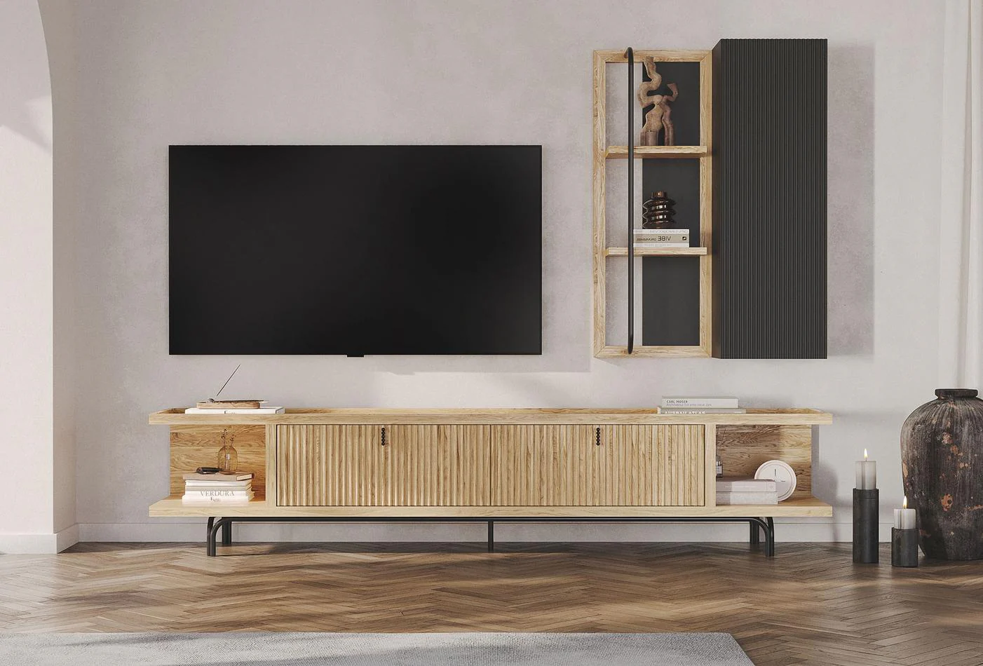 ТВ шкаф «Austin» с размер 250х53х45см - Image 2