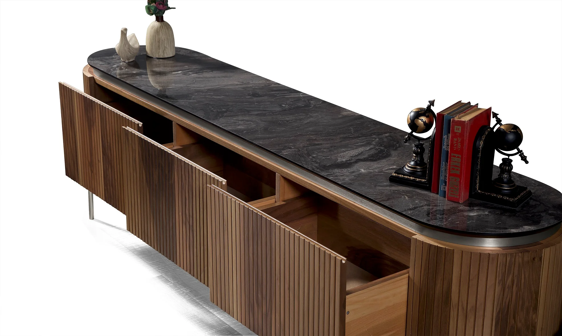 ТВ секция «Tesla Walnut» - Image 5
