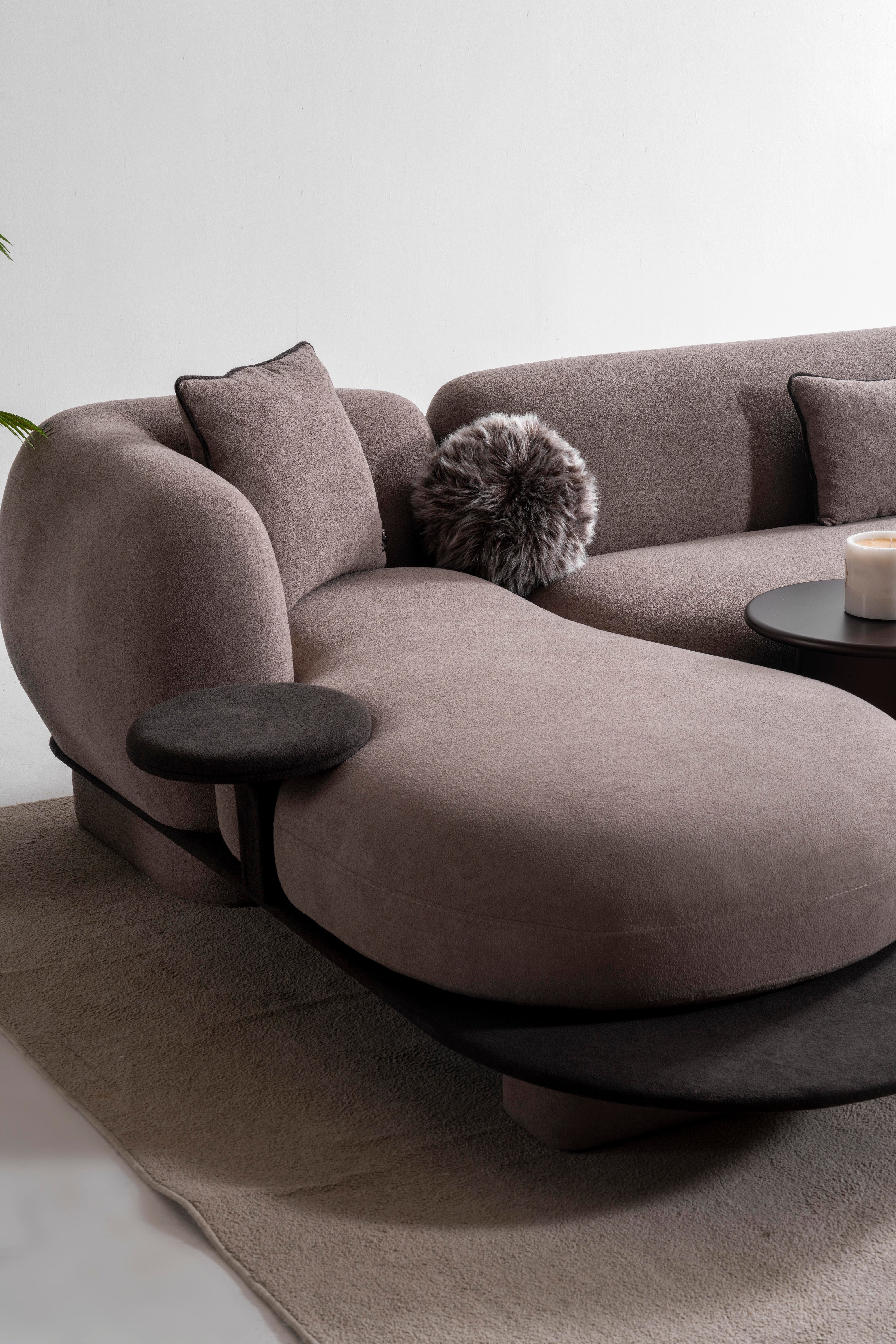 Ъглов диван «Bonbon Relax» + три декоративни възглавници, ширина 395см - Image 6