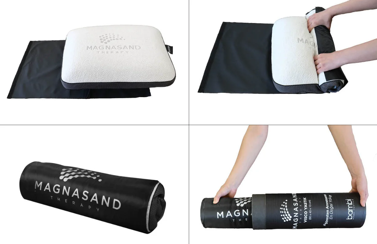 Възглавница «Magnasand Therapy» с магнитен черен пясък - Image 6