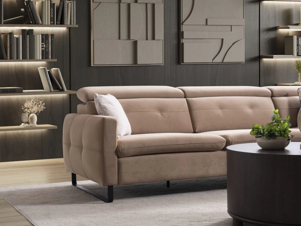 Ъглов разтегателен диван «Gizem Lounge» + електрически механизъм, USB зарядна станция, ширина 315см - Image 14