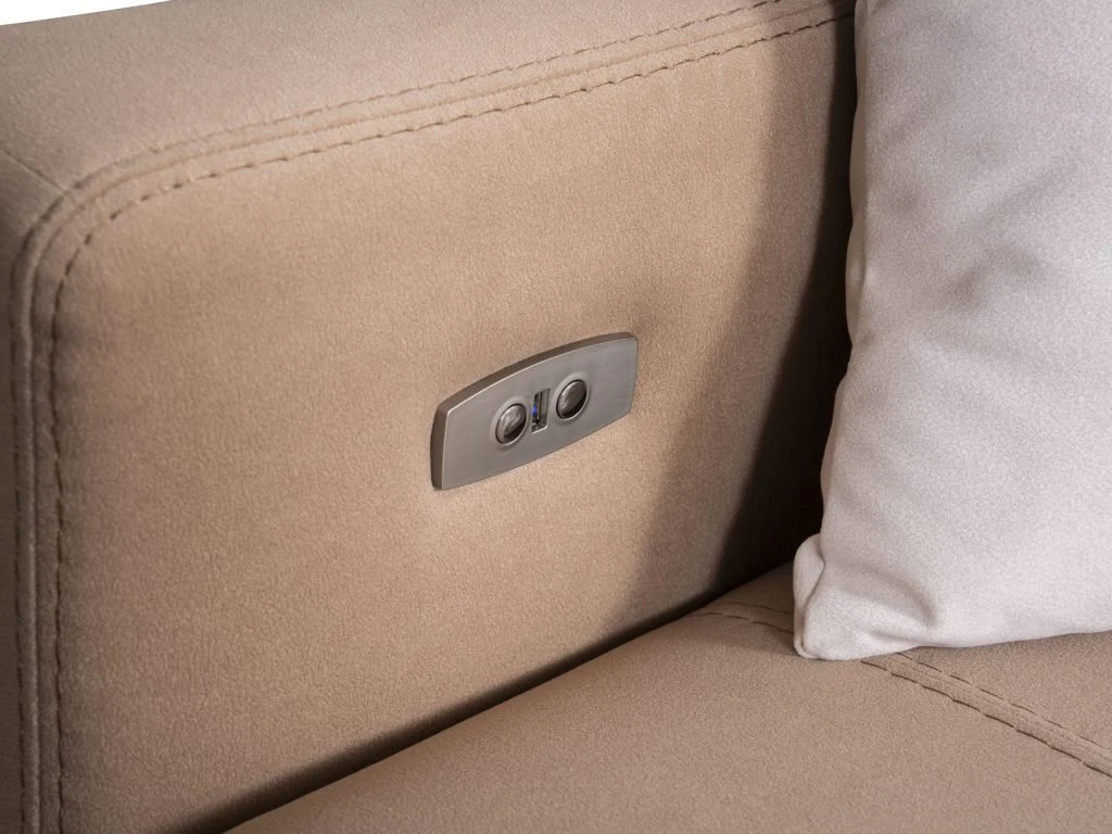 Ъглов разтегателен диван «Gizem Lounge» + електрически механизъм, USB зарядна станция, ширина 315см - Image 22