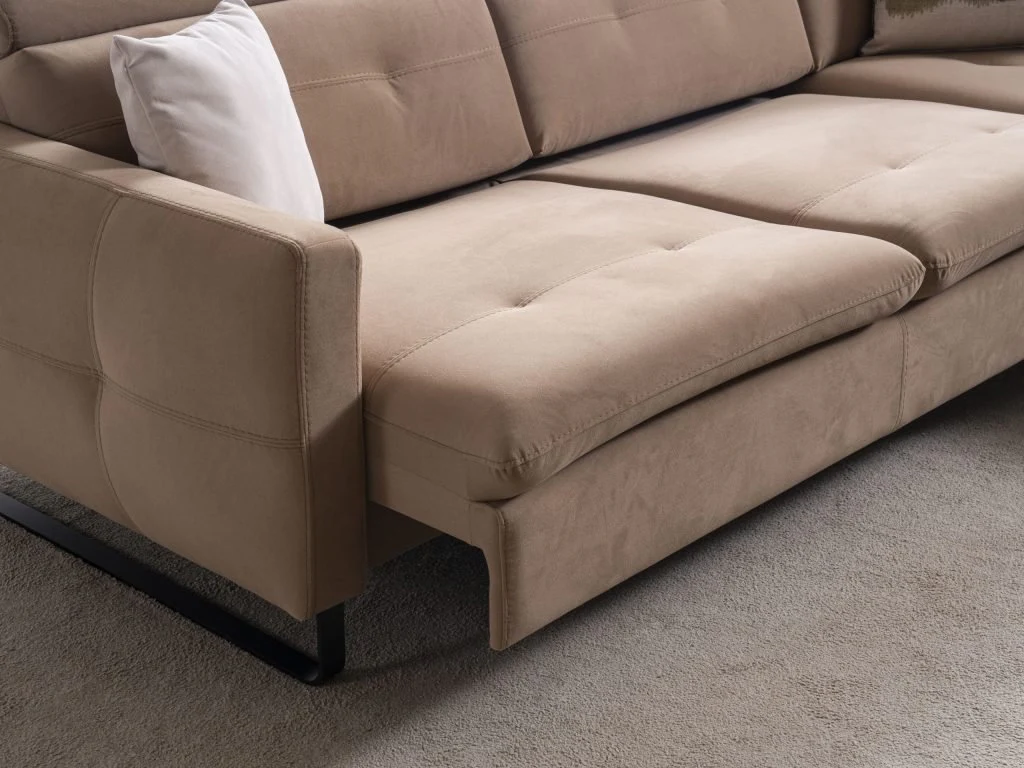 Ъглов разтегателен диван «Gizem Lounge» + електрически механизъм, USB зарядна станция, ширина 315см - Image 25