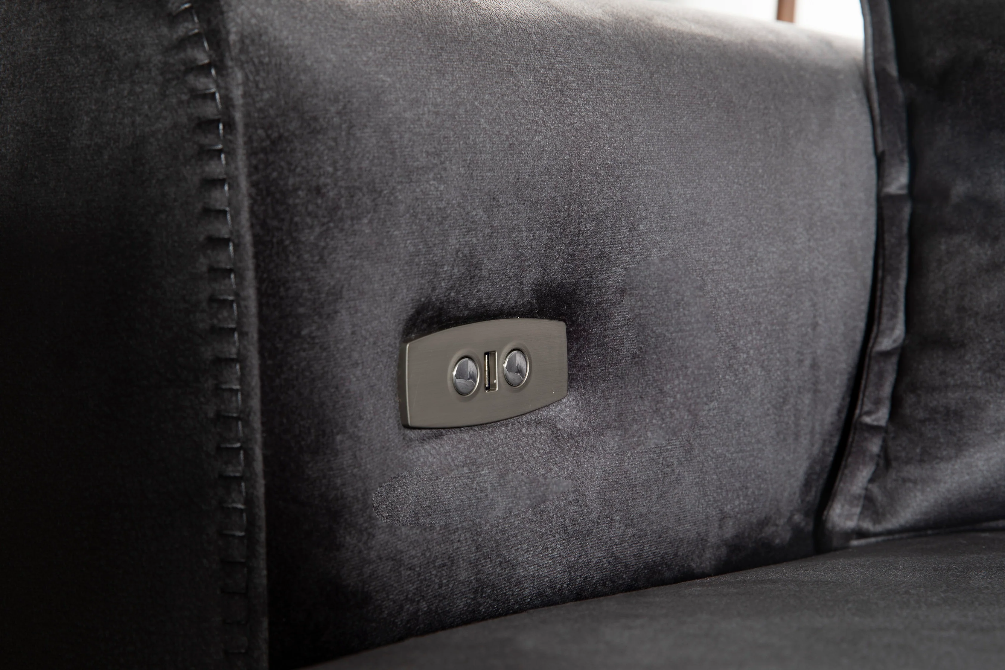 Ъглов разтегателен диван «Hunkar Lounge» + електрически механизъм, USB зарядна станция, ширина 305см - Image 7