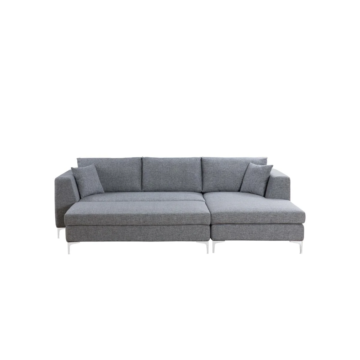 Ъглов диван «Saturn Relax» + табуретка, ширина 280см - Image 16
